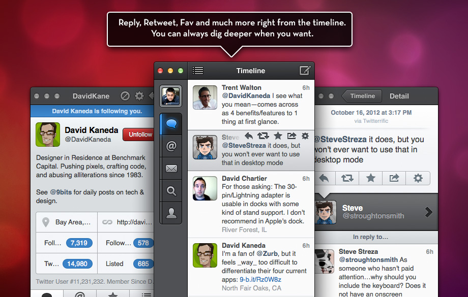 Imagen promocional de Tweetbot para Mac