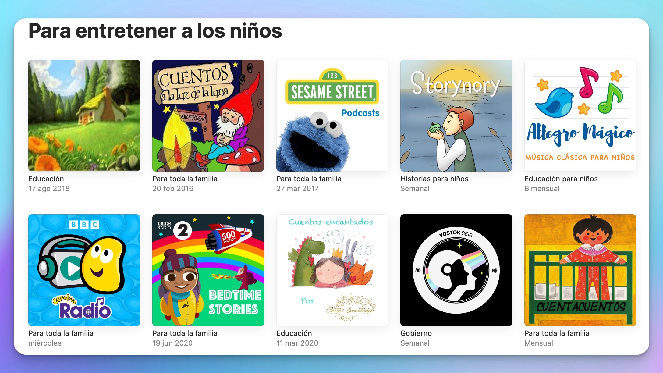 Cómo aparecer en las colecciones de Apple Podcasts